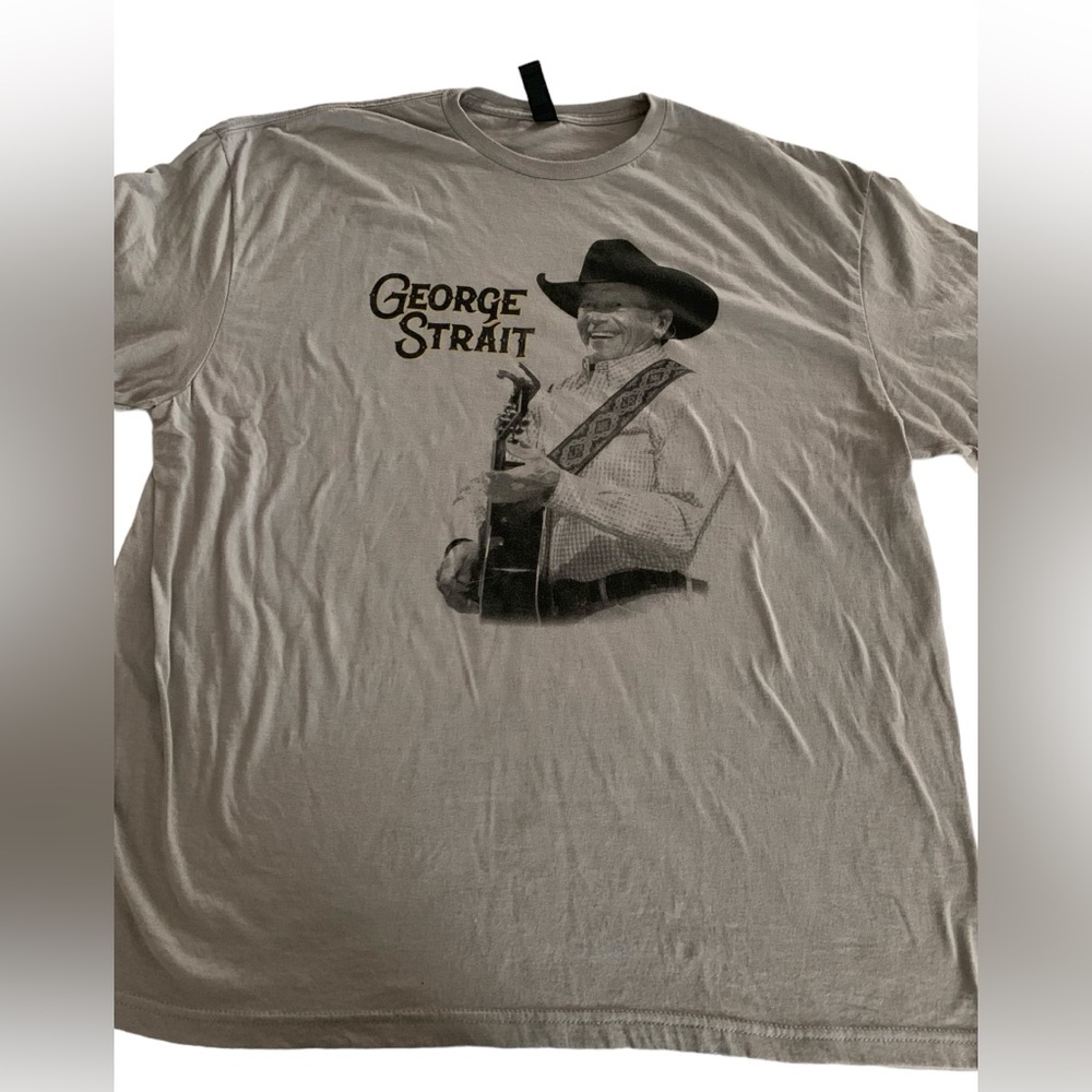 George Straight grey concert shirt sz XXL